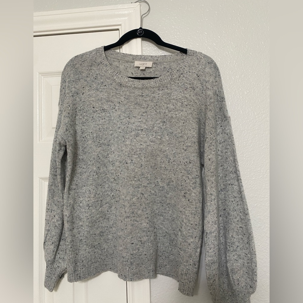 LOFT grey sweater